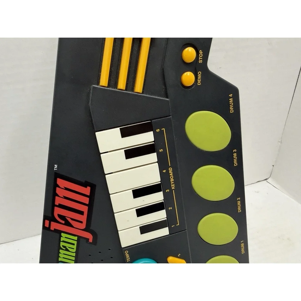 One Man Jam Electronic Guitar MGA 1996 Micro Games Vintage Musical Toy Keyboard